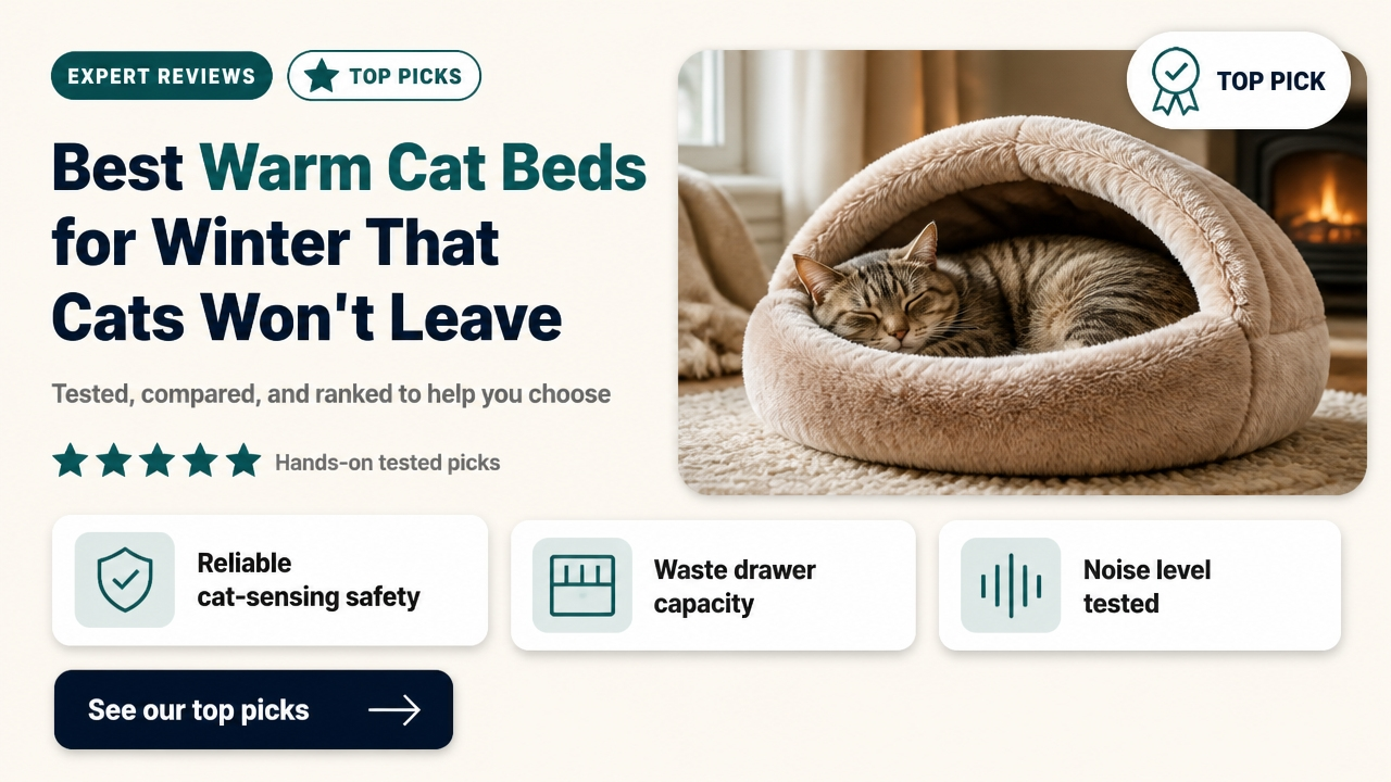 5 Best Warm Cat Beds for Winter That Cats Won’t Leave