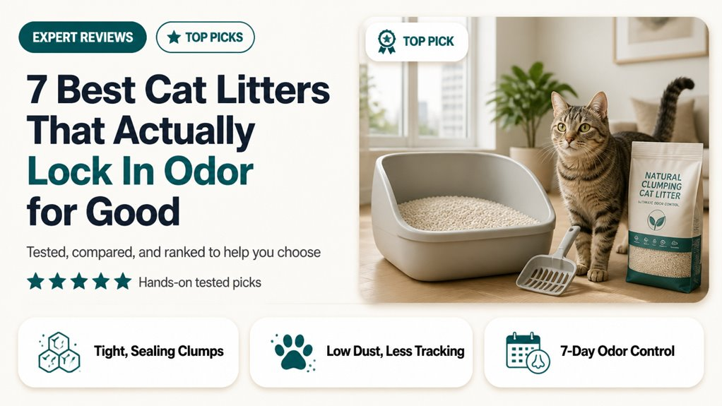 effective odor locking cat litter