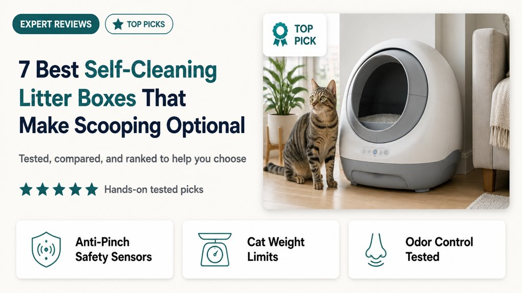 self cleaning litter box options